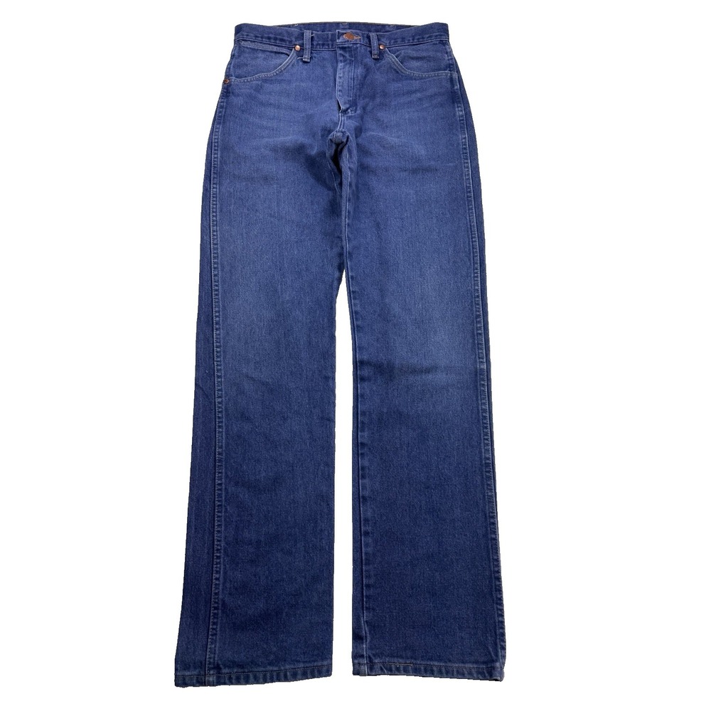 Wrangler Jeans Men 33x34 Blue Cowboy Cut Denim Western 13MWZ